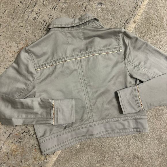 Anthropologie Piped Trucker Jacket - Picture 9 of 10